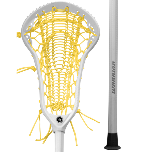 Warrior Anthem Pro Valkyrie White/Yellow Women's Complete Lacrosse Stick