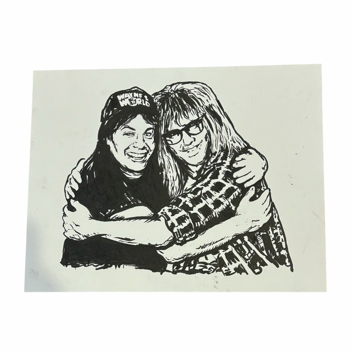 Wayne and Garth Original Art
