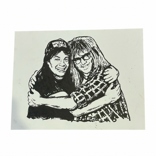Wayne and Garth Original Art