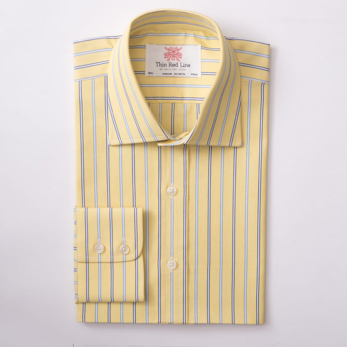 Welby Stripe Yellow & Sky Formal Shirt
