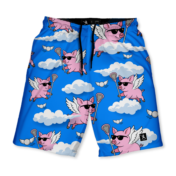 When Pigs Fly Lacrosse Shorts