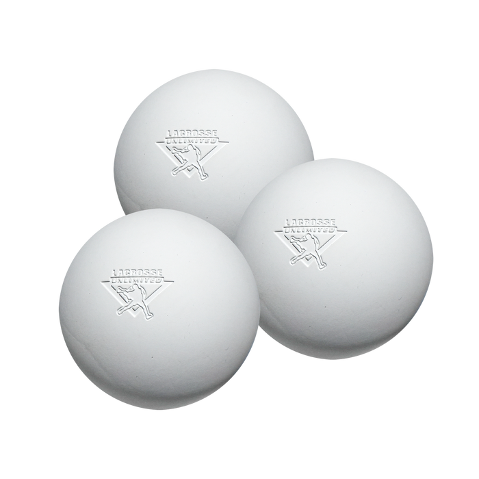 White Lacrosse Balls- 3 Pack