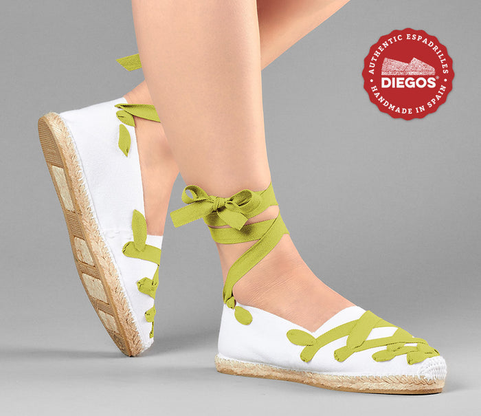 White Pamplona espadrilles
