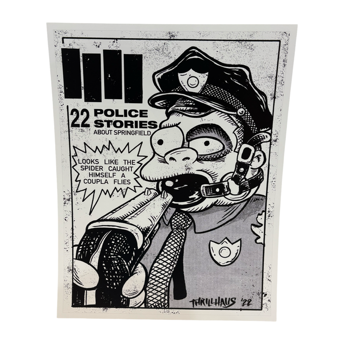 Wiggum Police Story Print