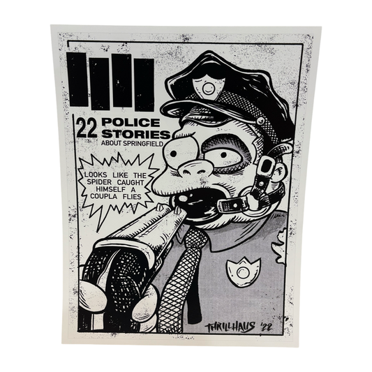 Wiggum Police Story Print