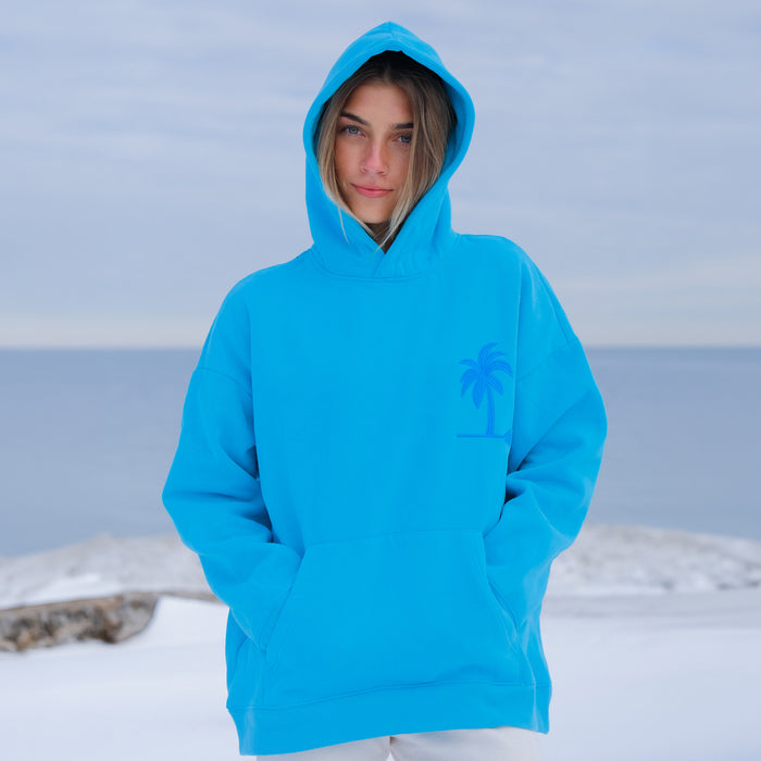 Women's Pink & Ocean Tides Lacrosse Hoodie- Ocean Tides
