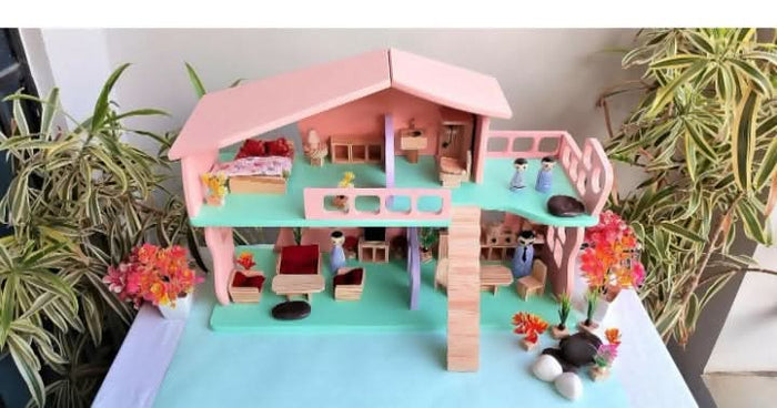 Wooden Big Doll House