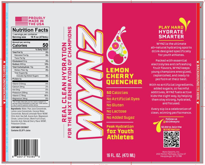 WYNZ Youth Sports Drink Variety