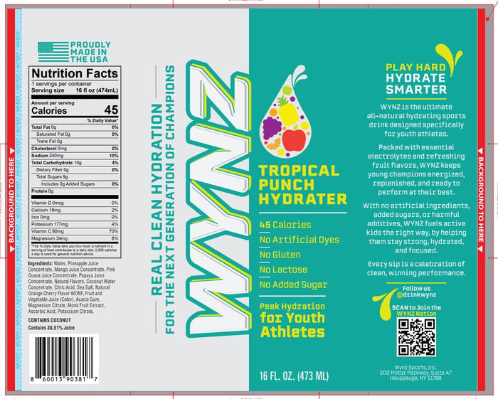 WYNZ Youth Sports Drink Variety