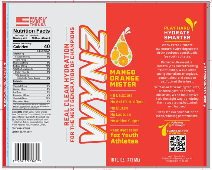 WYNZ Youth Sports Drink Variety