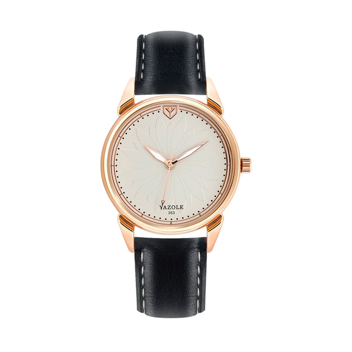Yazole Classic Vintage Leather Watch