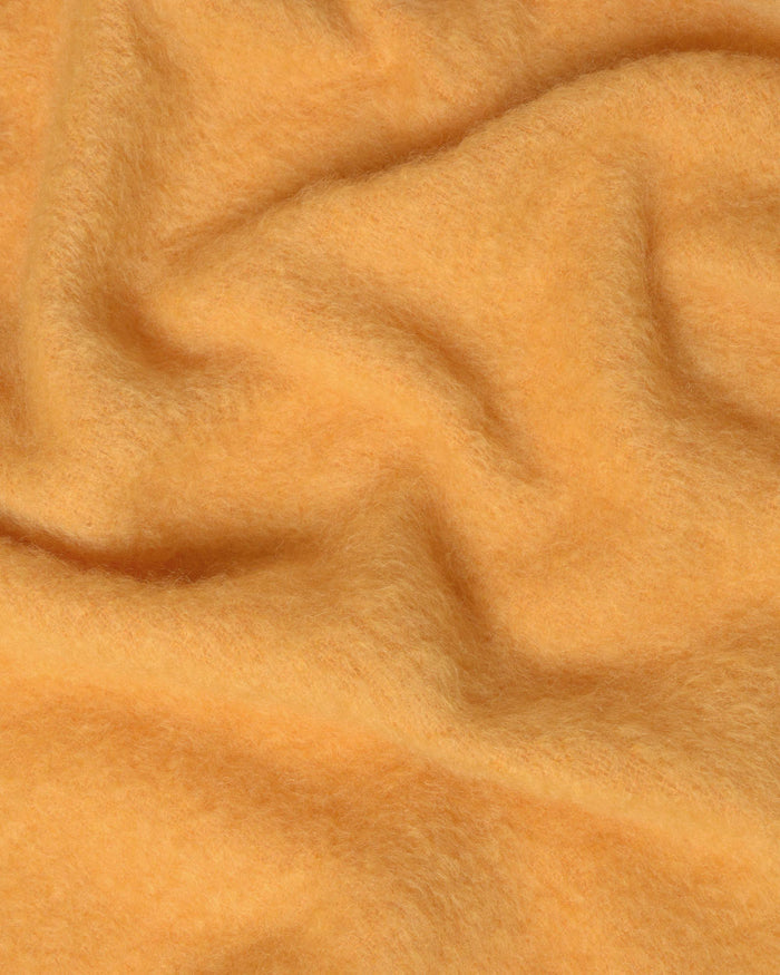 Mohair Throw NZ - Yellow Ochre